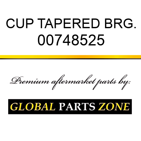 CUP TAPERED BRG. 00748525