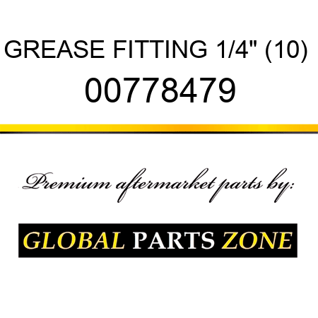 GREASE FITTING 1/4