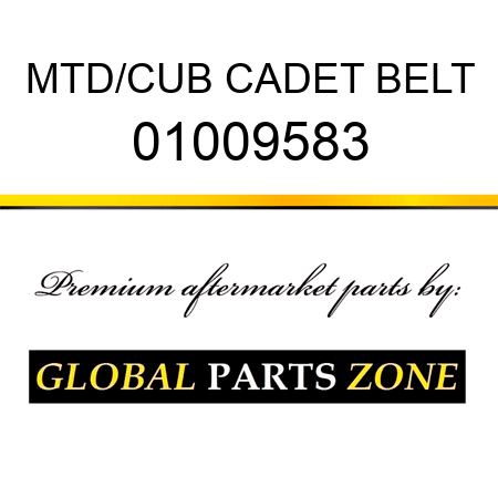 MTD/CUB CADET BELT 01009583