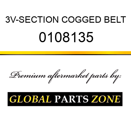 3V-SECTION COGGED BELT 0108135