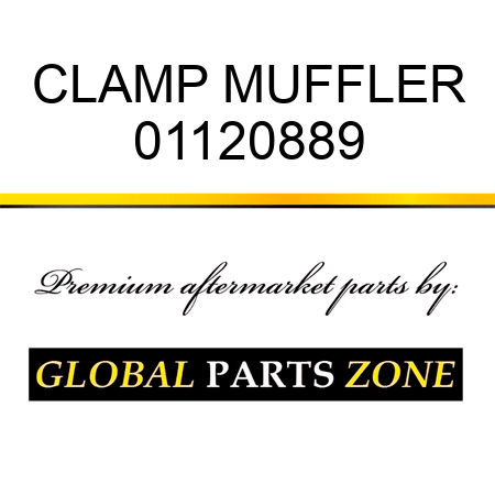 CLAMP MUFFLER 01120889