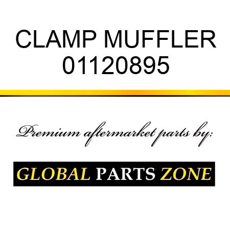 CLAMP MUFFLER 01120895