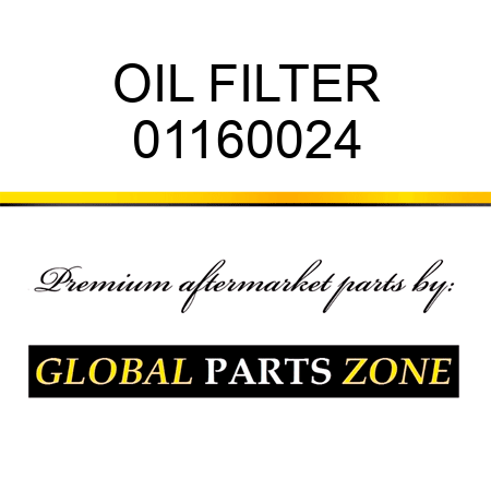 OIL FILTER 01160024