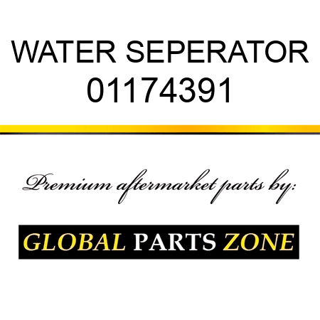 WATER SEPERATOR 01174391