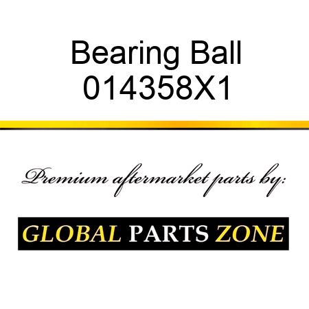 Bearing Ball 014358X1
