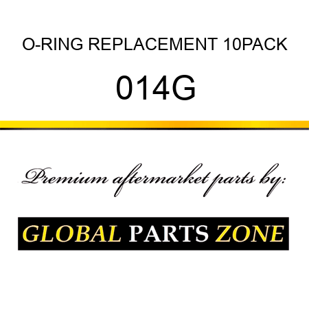 O-RING REPLACEMENT 10PACK 014G