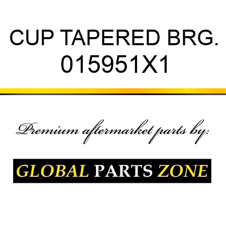 CUP TAPERED BRG. 015951X1