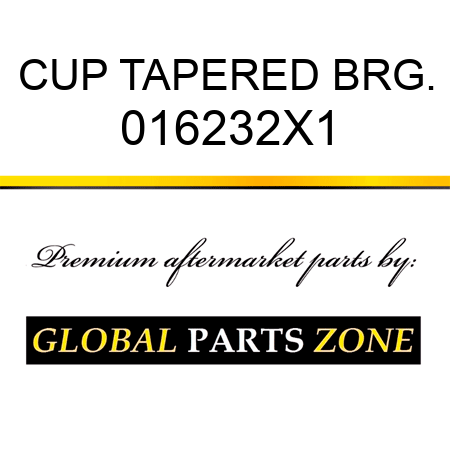CUP TAPERED BRG. 016232X1