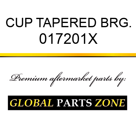 CUP TAPERED BRG. 017201X