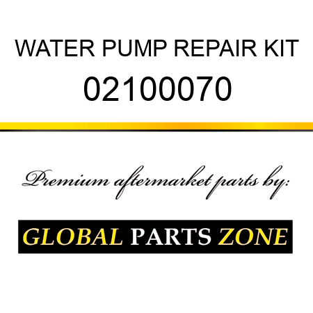 WATER PUMP REPAIR KIT 02100070