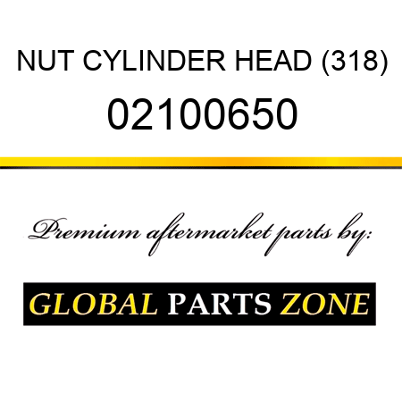 NUT CYLINDER HEAD (318) 02100650