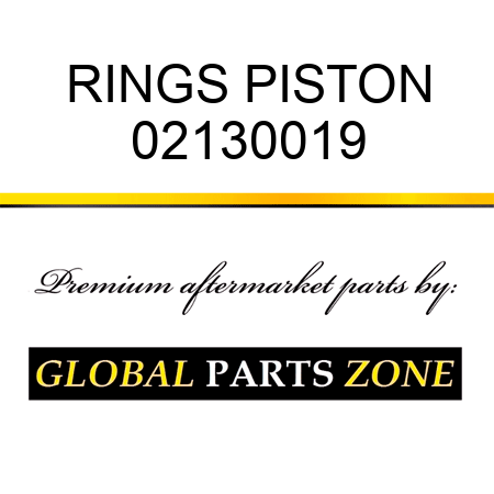 RINGS PISTON 02130019