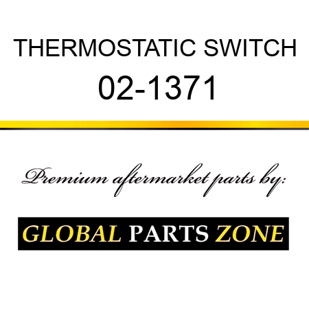 THERMOSTATIC SWITCH 02-1371