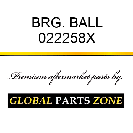 BRG. BALL 022258X