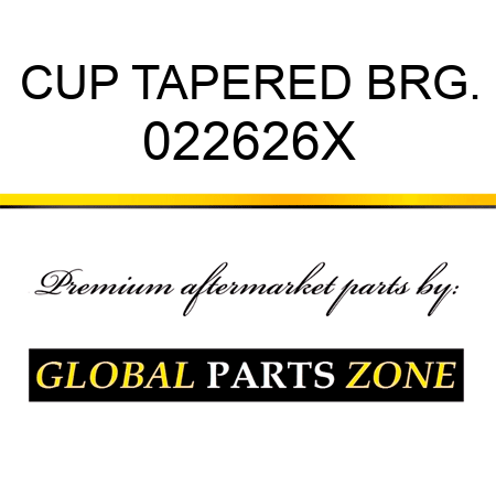 CUP TAPERED BRG. 022626X