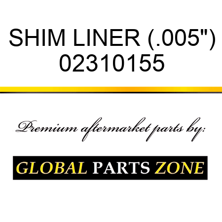 SHIM LINER (.005