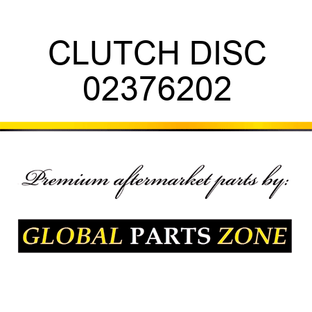 CLUTCH DISC 02376202