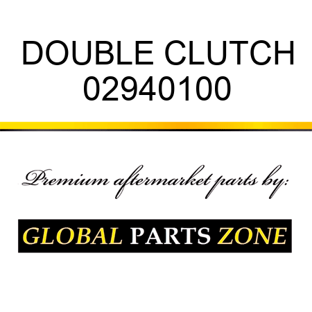 DOUBLE CLUTCH 02940100