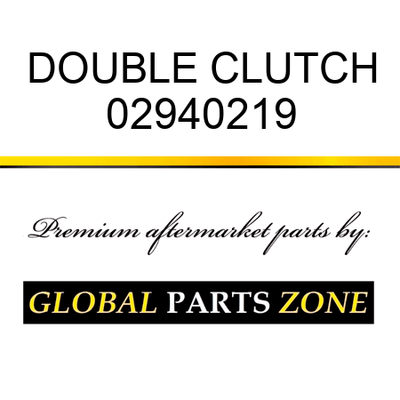DOUBLE CLUTCH 02940219