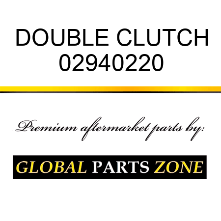 DOUBLE CLUTCH 02940220