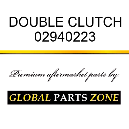 DOUBLE CLUTCH 02940223