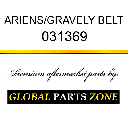 ARIENS/GRAVELY BELT 031369