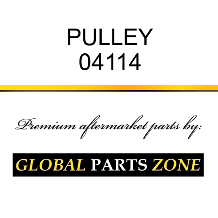 PULLEY 04114