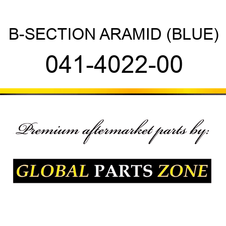 B-SECTION ARAMID (BLUE) 041-4022-00