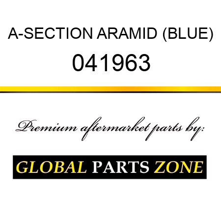 A-SECTION ARAMID (BLUE) 041963