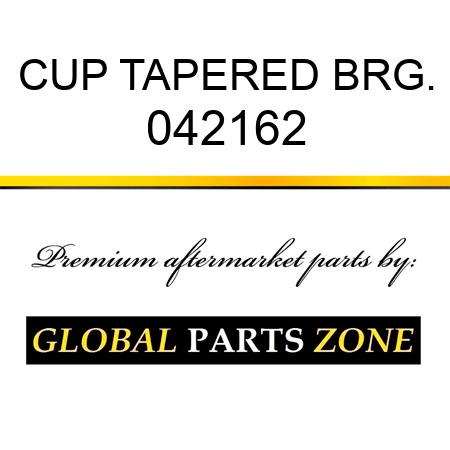CUP TAPERED BRG. 042162