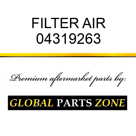 FILTER AIR 04319263