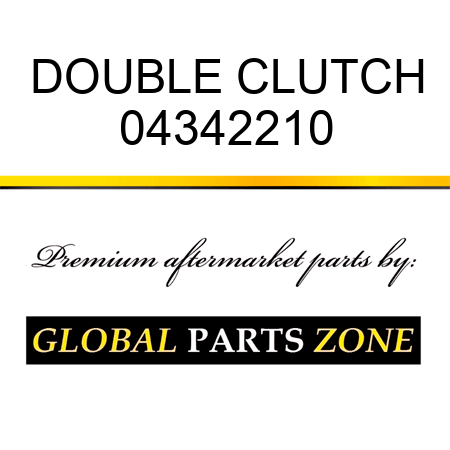 DOUBLE CLUTCH 04342210