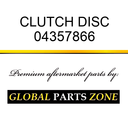 CLUTCH DISC 04357866