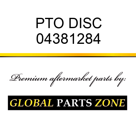 PTO DISC 04381284