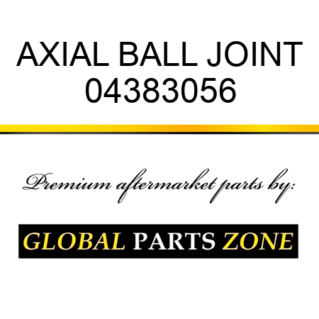 AXIAL BALL JOINT 04383056