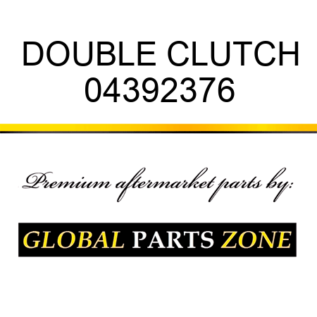 DOUBLE CLUTCH 04392376