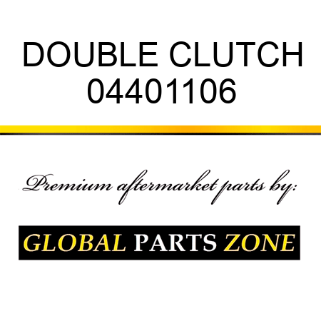 DOUBLE CLUTCH 04401106