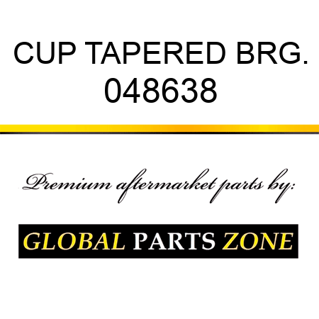 CUP TAPERED BRG. 048638