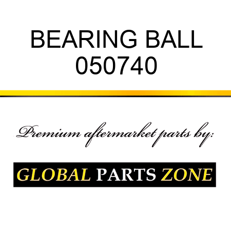 BEARING BALL 050740