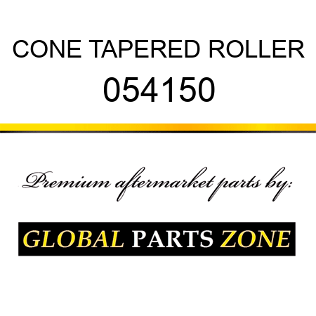 CONE TAPERED ROLLER 054150