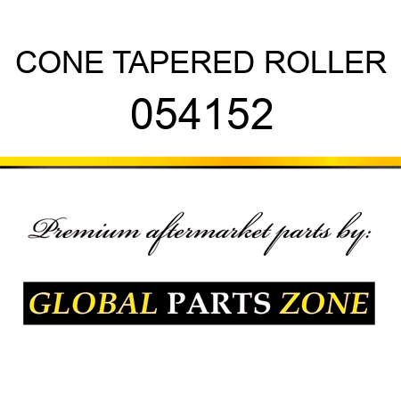 CONE TAPERED ROLLER 054152
