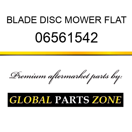 BLADE DISC MOWER FLAT 06561542