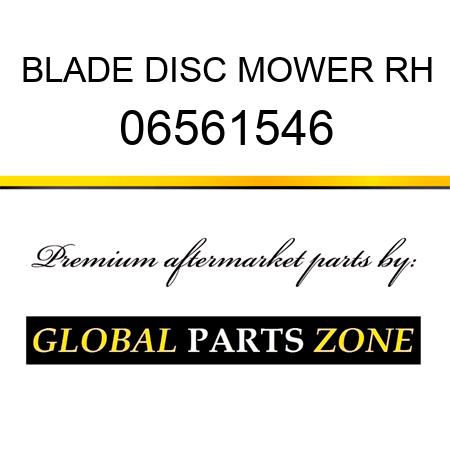 BLADE DISC MOWER RH 06561546