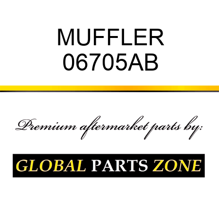 MUFFLER 06705AB