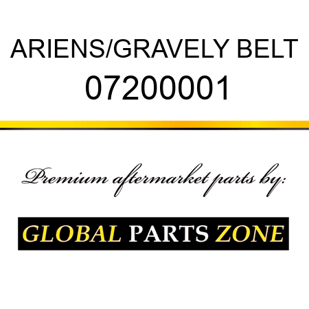 ARIENS/GRAVELY BELT 07200001