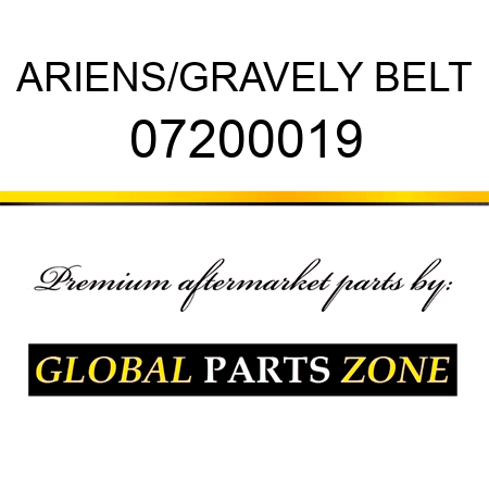 ARIENS/GRAVELY BELT 07200019