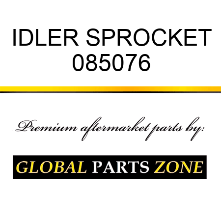 IDLER SPROCKET 085076