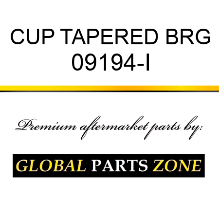 CUP TAPERED BRG 09194-I