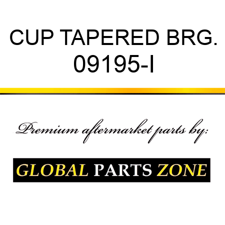 CUP TAPERED BRG. 09195-I
