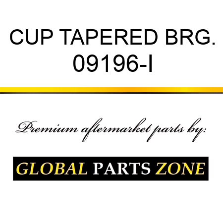 CUP TAPERED BRG. 09196-I